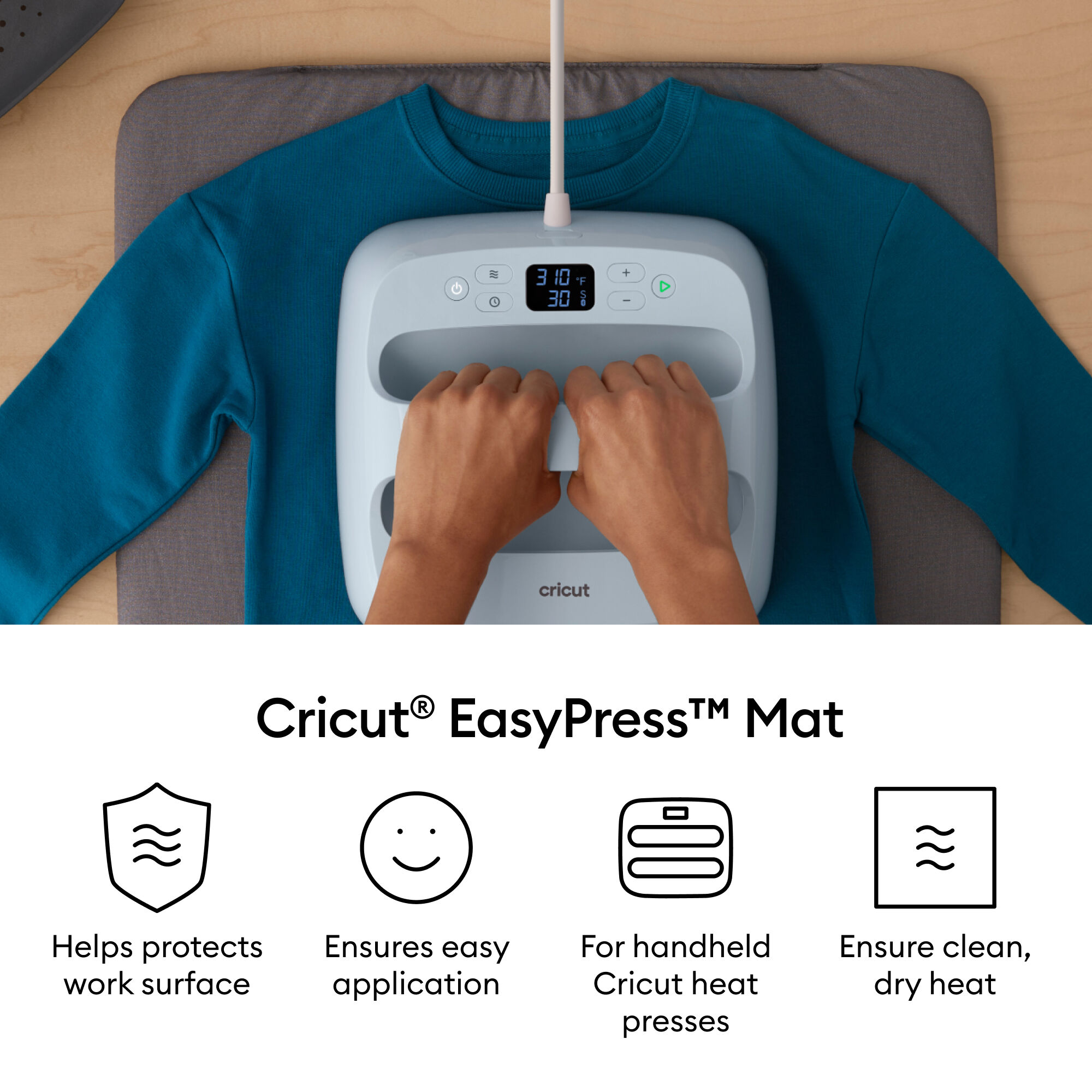 Tapete Cricut EasyPress®, 12 pol. x 16 pol.