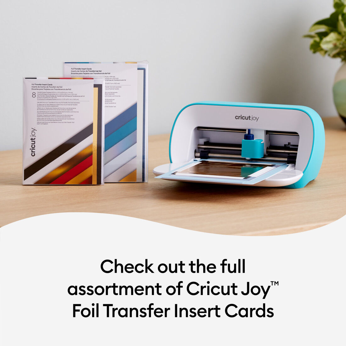 Cartões de Intercâmbio com Transferência de Foil Cricut Joy™, Amostra de Celebração - A6
