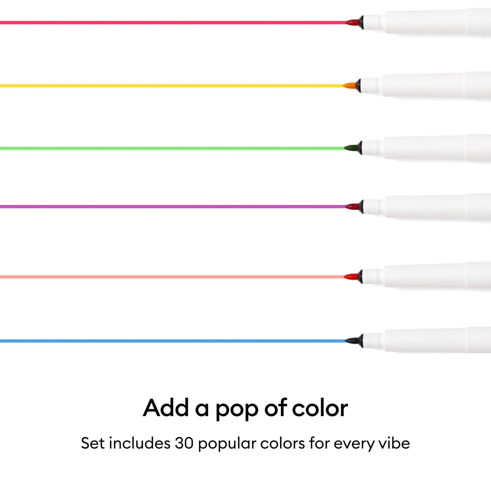 Canetas de Tinta Infusível Cricut® 1.0, Amostra Básica (3 unidades)