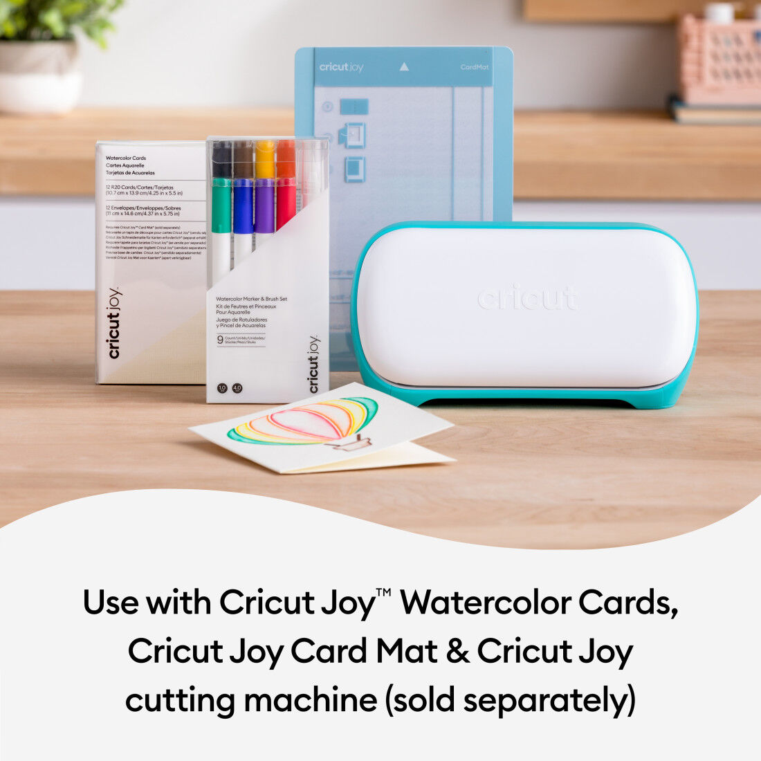 Conjunto de Marcadores e Pincel de Aquarela Cricut Joy™ (9 peças)