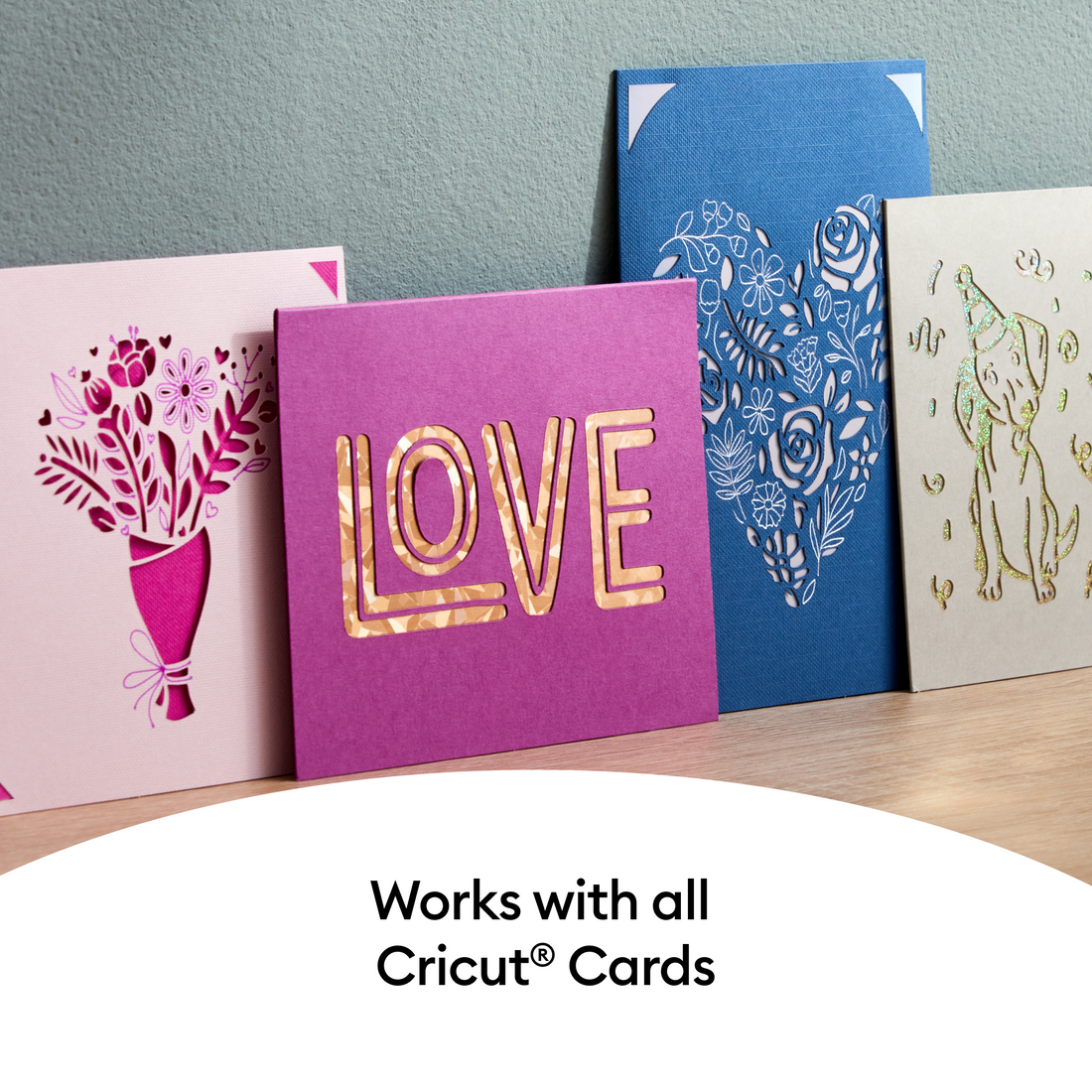 Tapete para Cartões Cricut Joy Xtra™, 4,7 in x 6,6 in