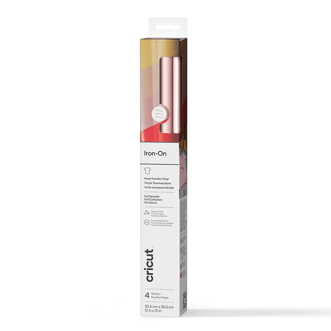 Foil Iron-On, Amostra Ladylike – 12 in x 12 in (4 unidades)
