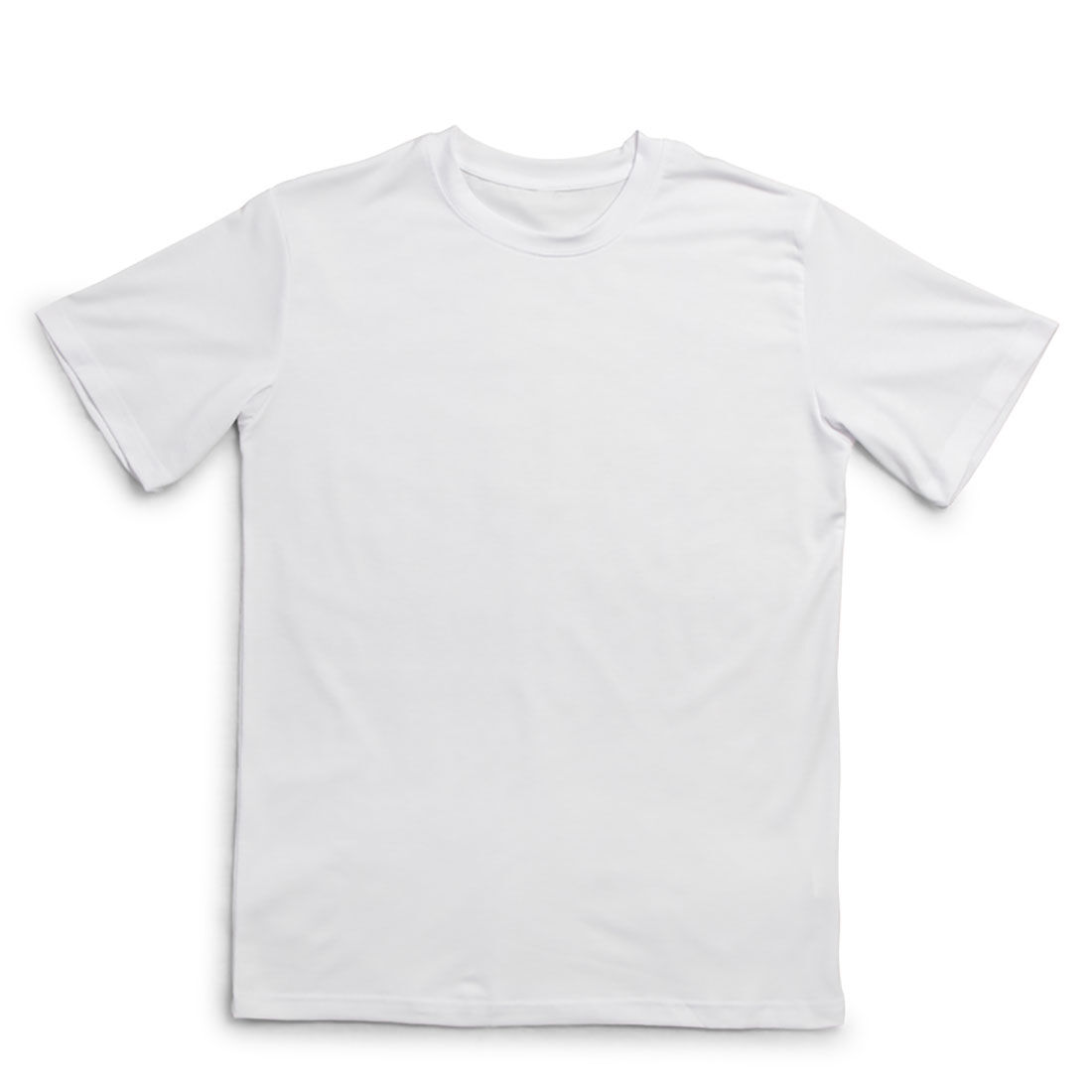 Camiseta Masculina Branca, Gola Redonda