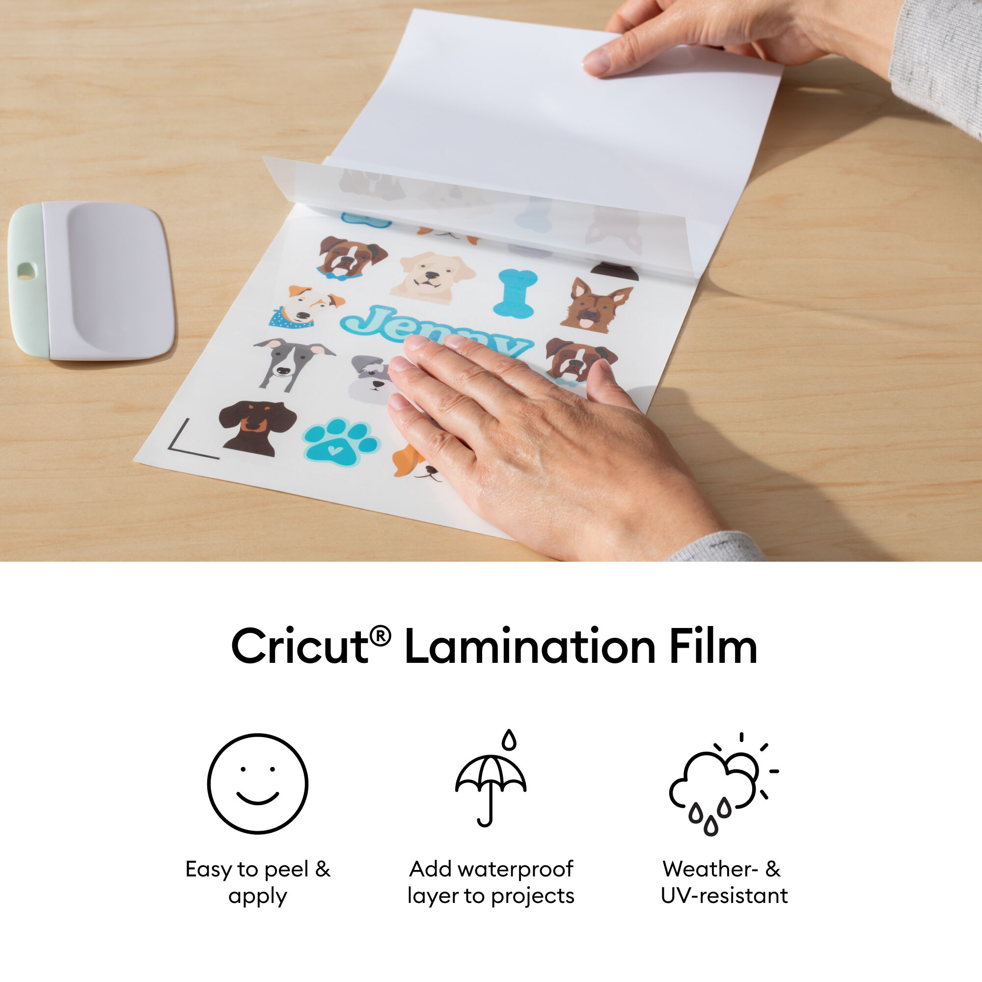 Filme de Laminação Cricut® - 8,5 polegadas x 11 polegadas (30 folhas)