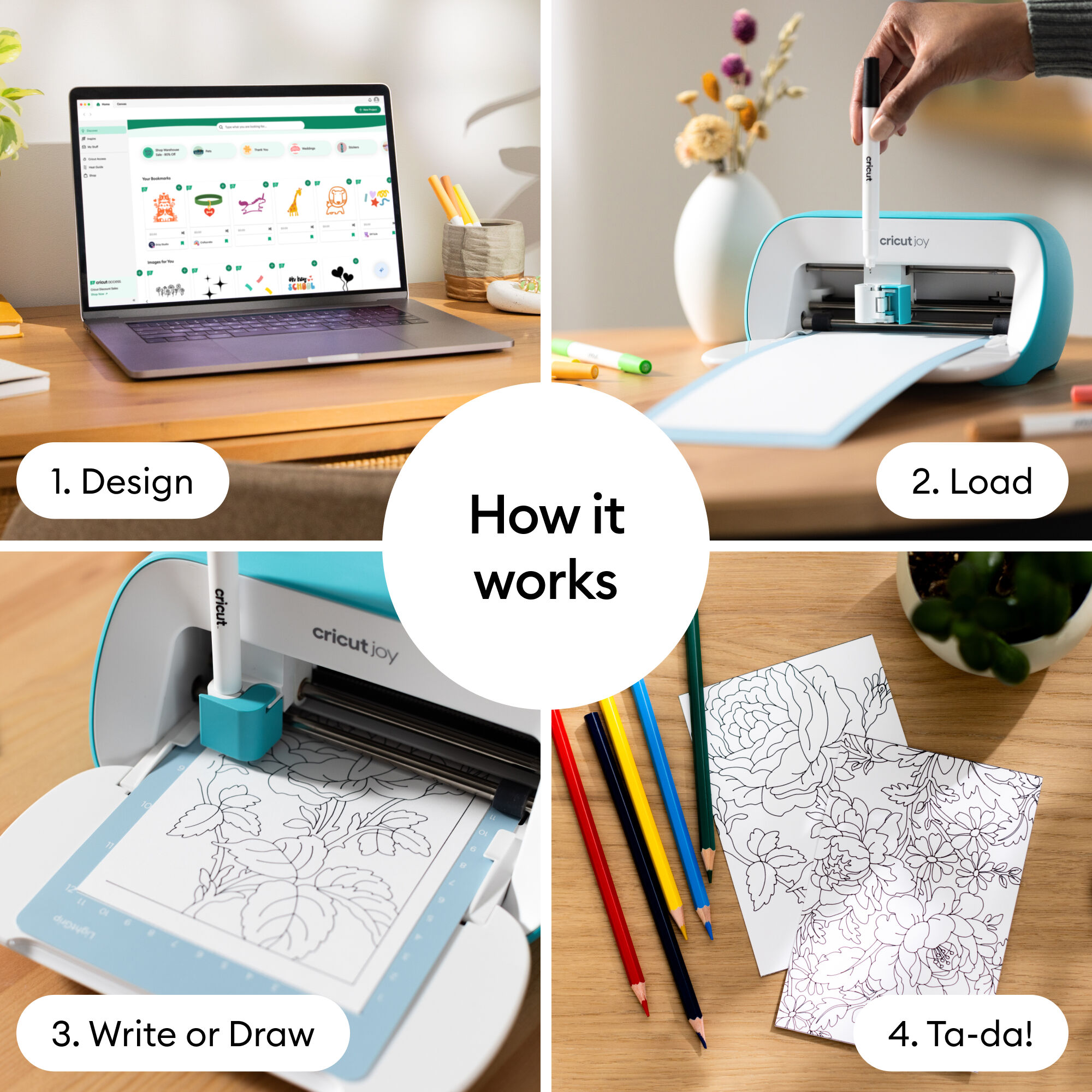 Conjunto de Canetas Multi Cricut®, Preto (3 unidades) + Adaptador
