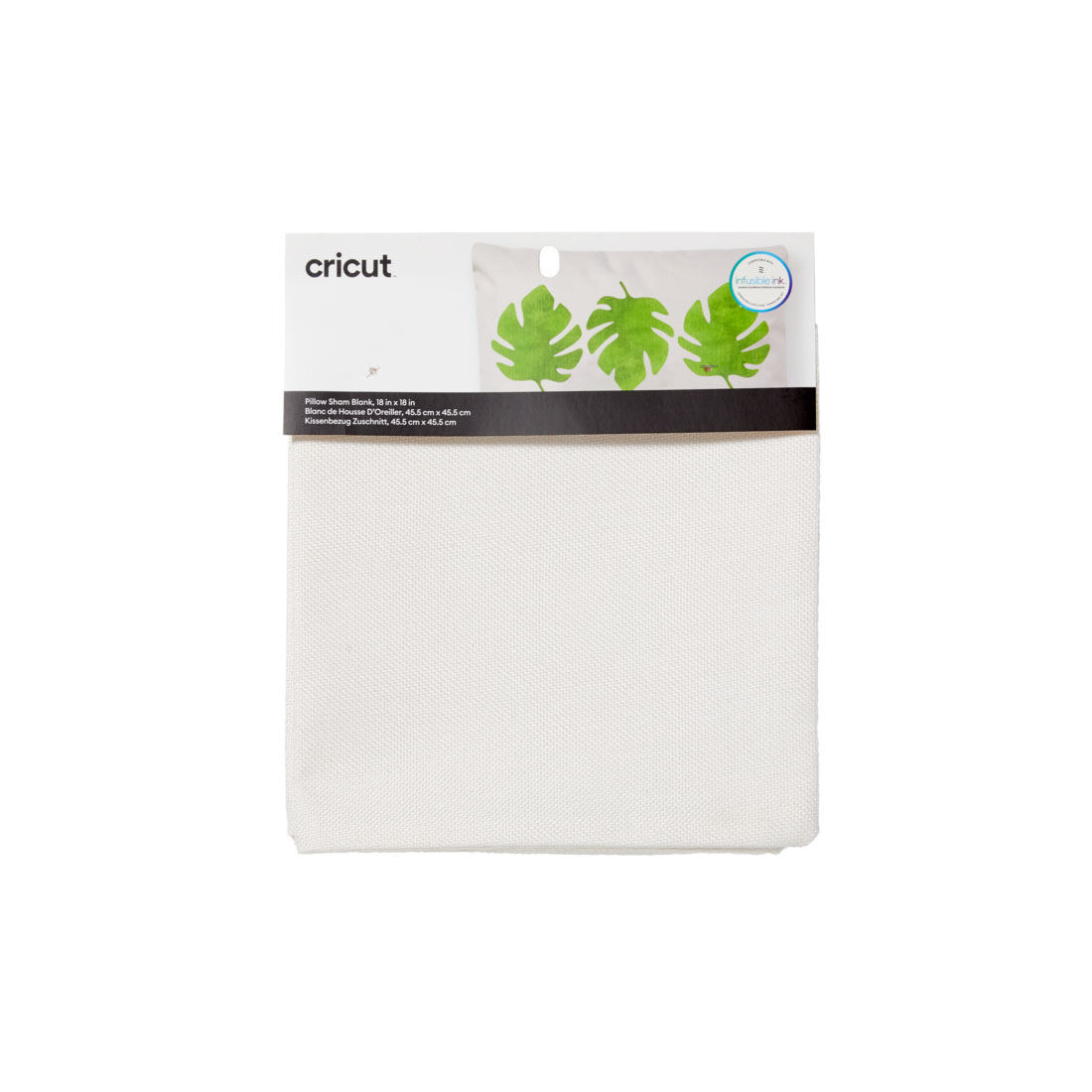 Capa de Travesseiro em Branco, Creme