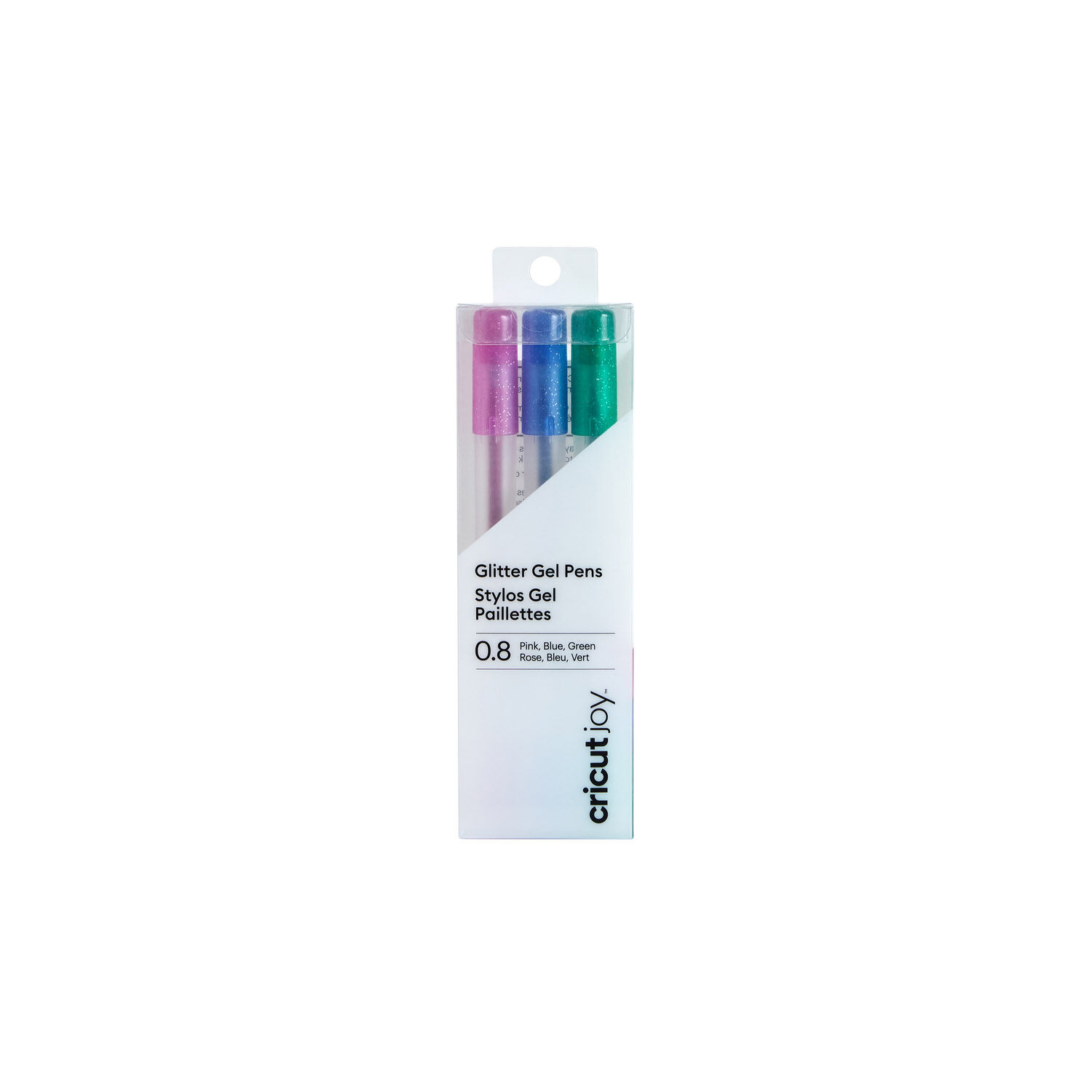 Canetas de Gel Brilhante Cricut Joy™, 0,8 mm (3 unidades)