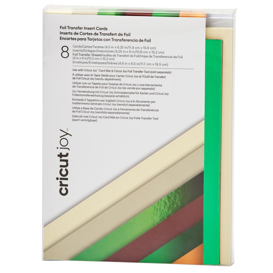 Cartões de Inserção com Transferência de Foil Cricut Joy™, Amostra Cameron - A6