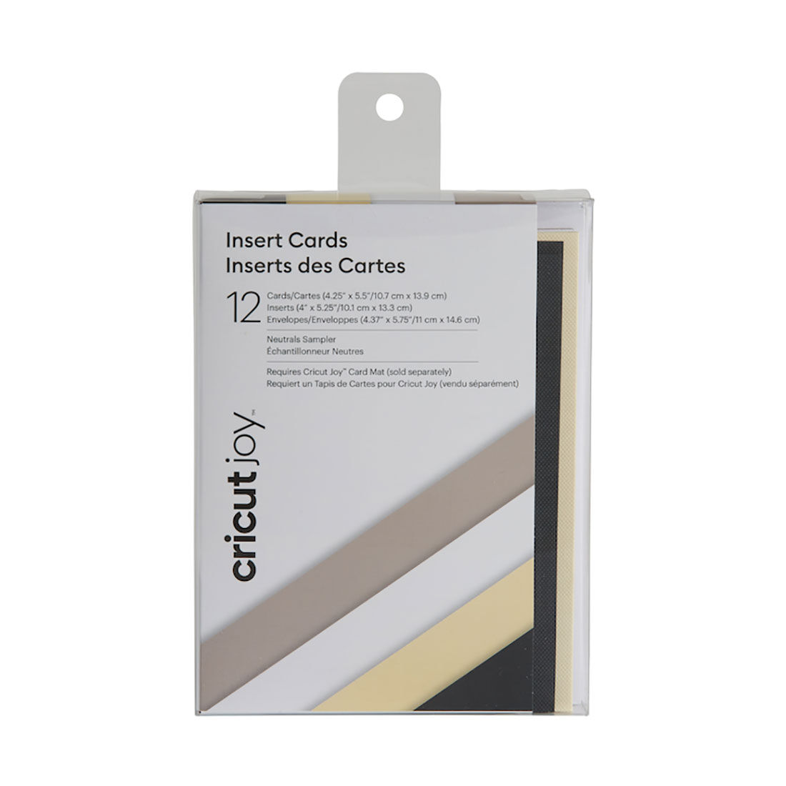 Cartões de Inserção Cricut Joy™, Amostra de Neutros 4,25" x 5,5"