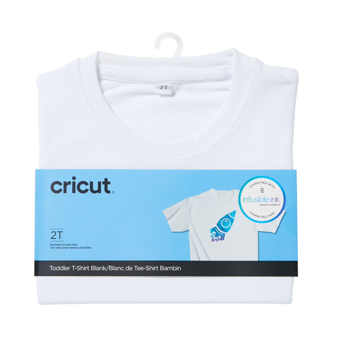 Camiseta Branca para Criança, Gola Redonda