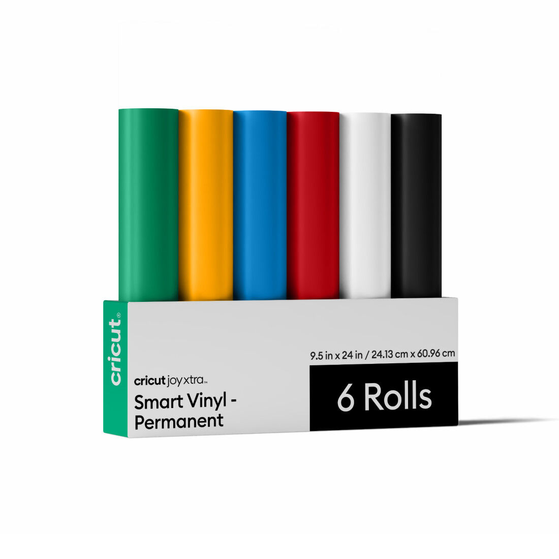 Cricut Joy Xtra™ Smart Vinyl™ Matless Vinyl Permanente, Amostra de Variedade - 9,5 in x 24 in (6 unidades)