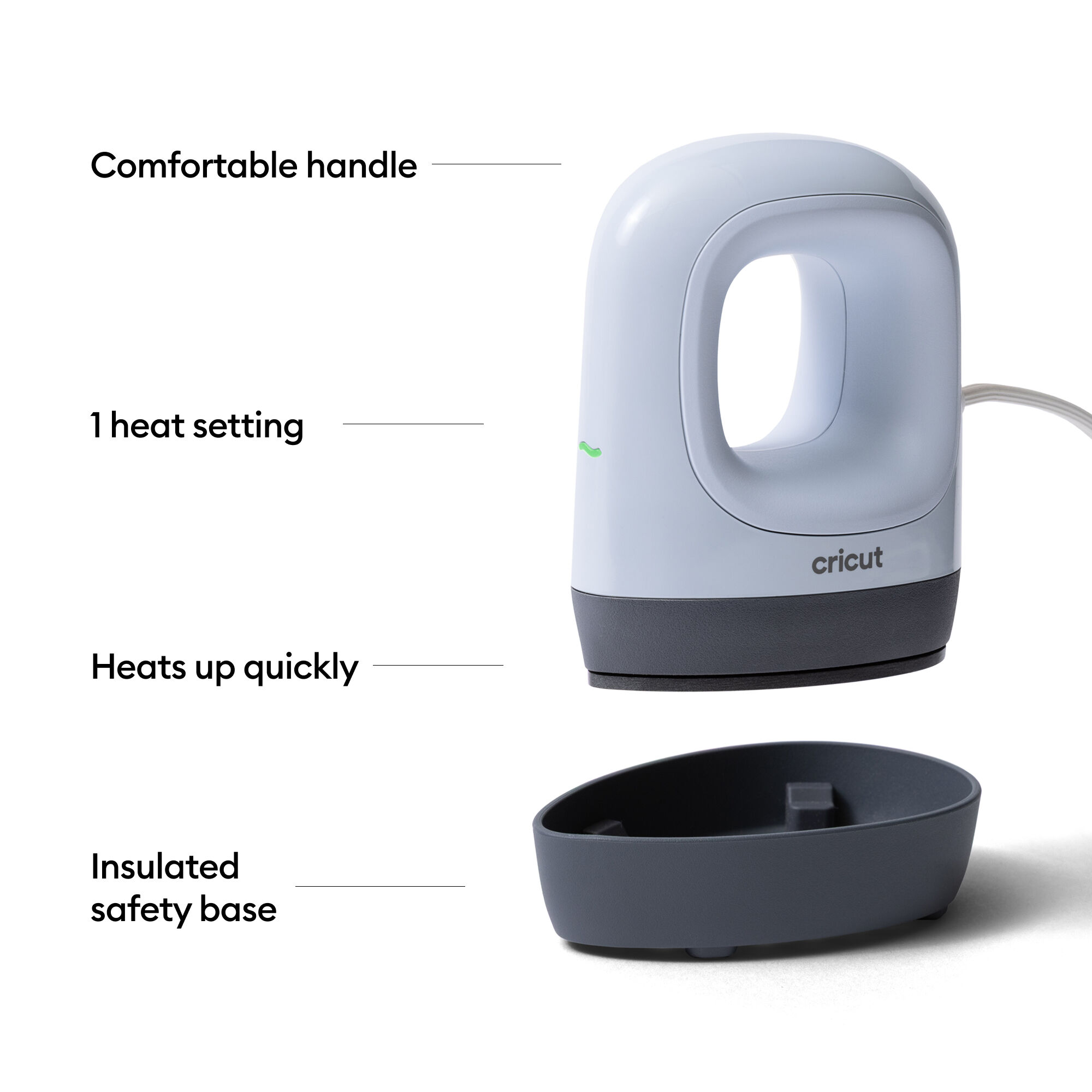 Cricut EasyPress Mini™ LT, Azul + Conjunto Tudo Incluído