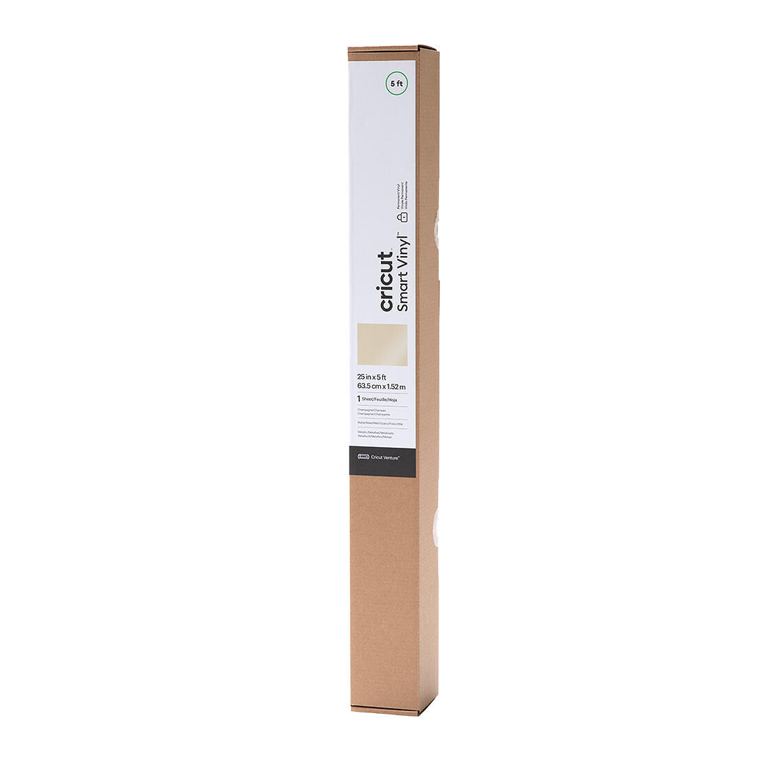 Smart Vinyl™ Mate Metálico – Permanente (25 in x 5 ft)