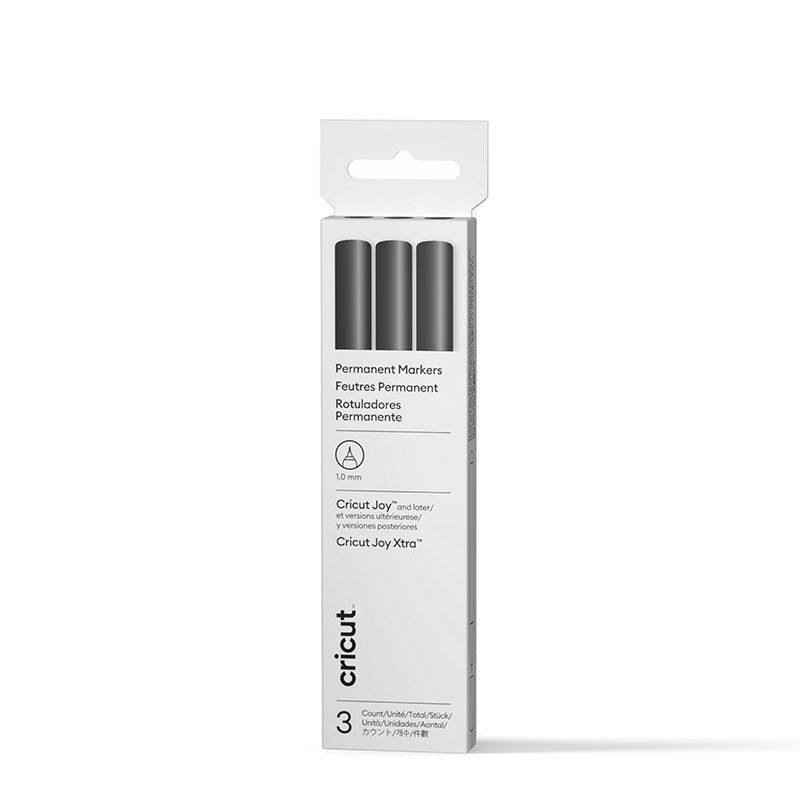 Marcadores Permanentes Cricut Joy™ 1,0 mm, Preto (3 un)