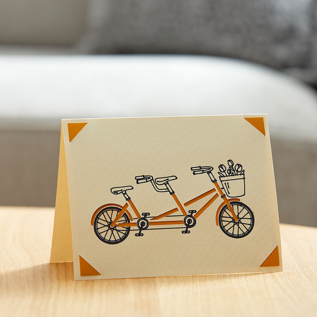 Cartões de Inserção Cricut Joy™, Cream/Dourado Metálico 4,25" x 5,5"