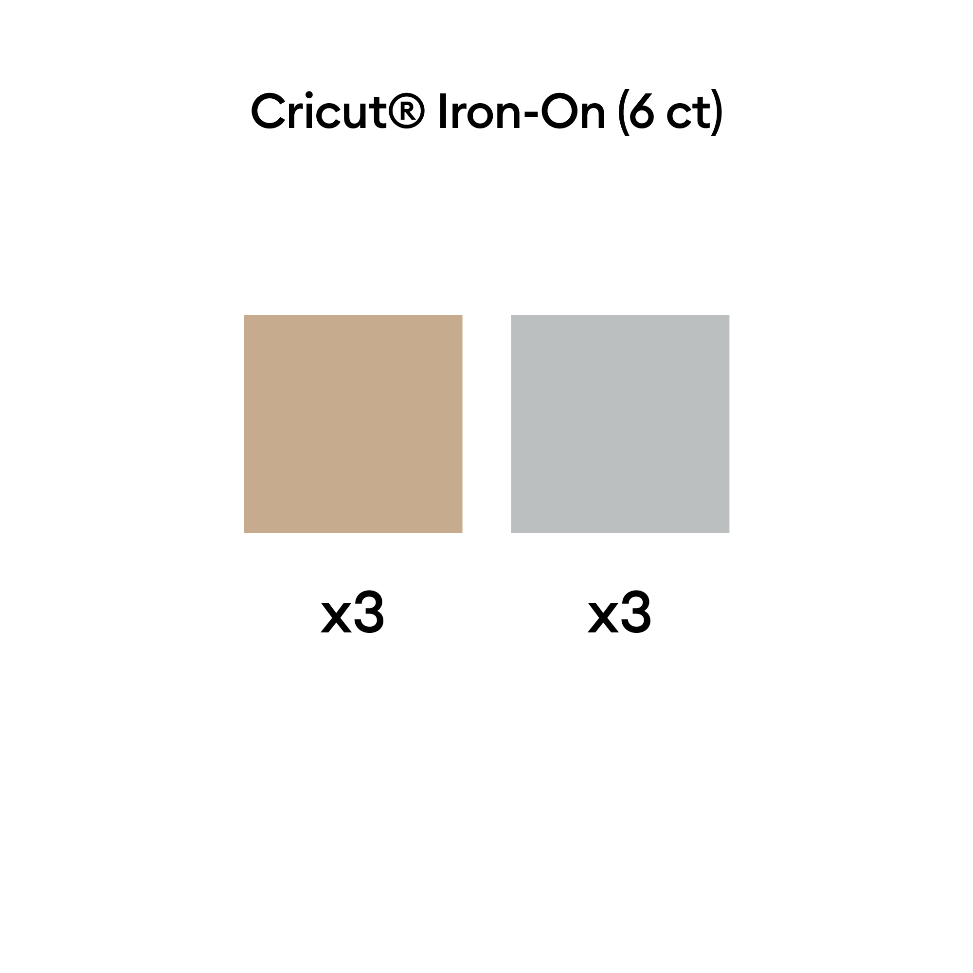 Amostra Diária Iron-On™, Metálicos