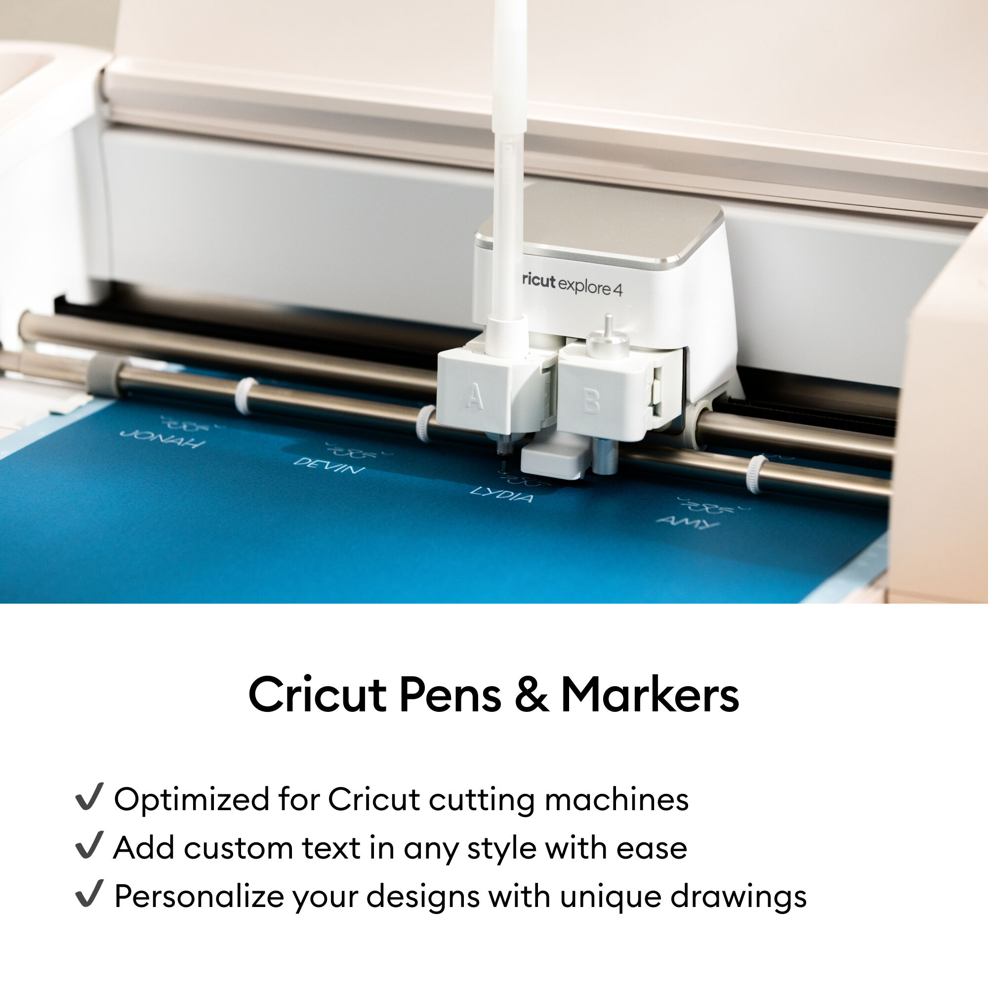 Canetas de Gel Acrylic Cricut®, 1,0 mm (5 unidades)