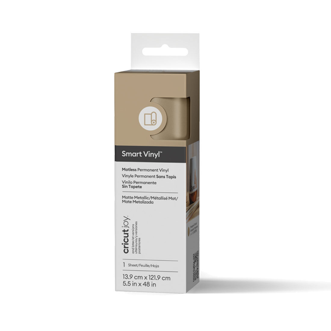 Vinil Matte Metálico Inteligente Cricut Joy™ – Permanente