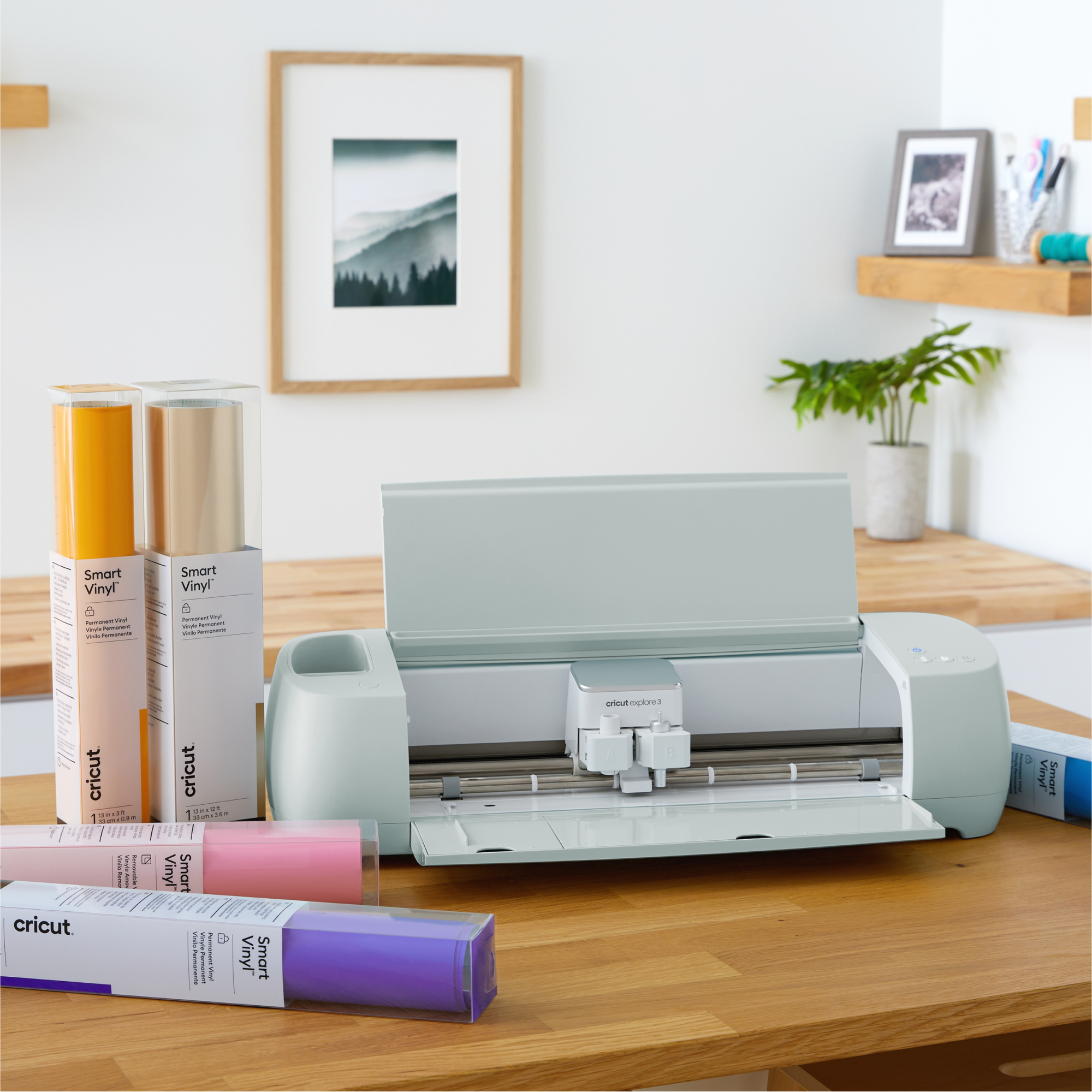 Conjunto Certificado Recondicionado Cricut Explore® 3 + Essenciais