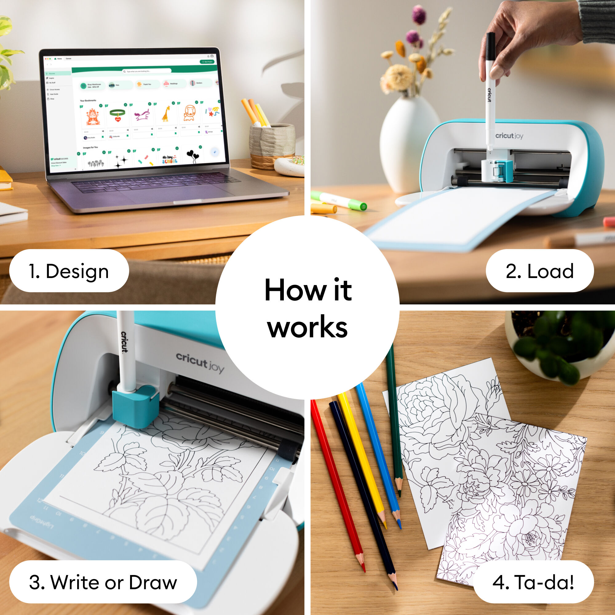 Canetas Finas Permanentes Cricut Joy™ 0,4 mm, Ultimate (30 unidades)