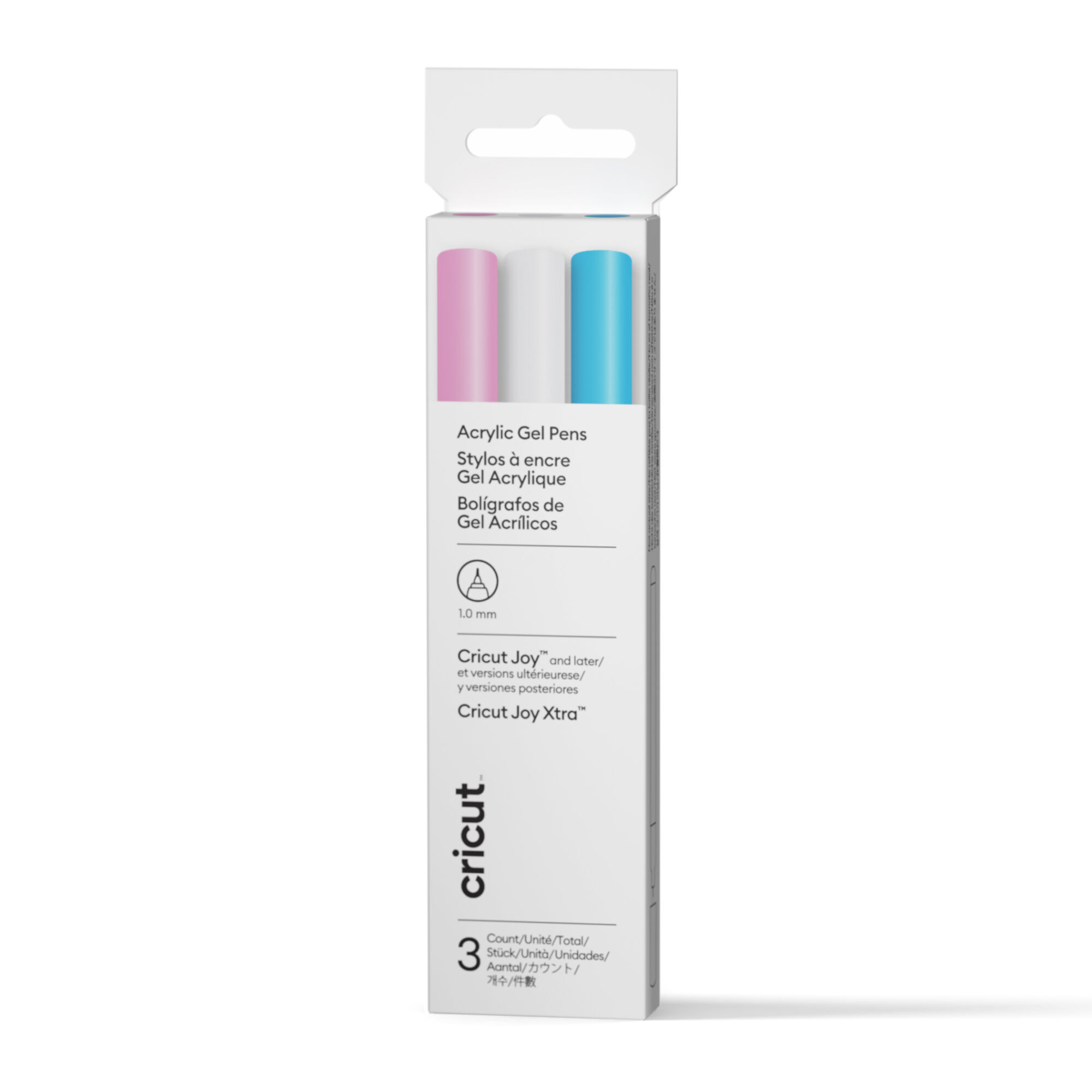 Canetas de Gel Acrílico Cricut Joy™, 1,0 mm (3 unidades)