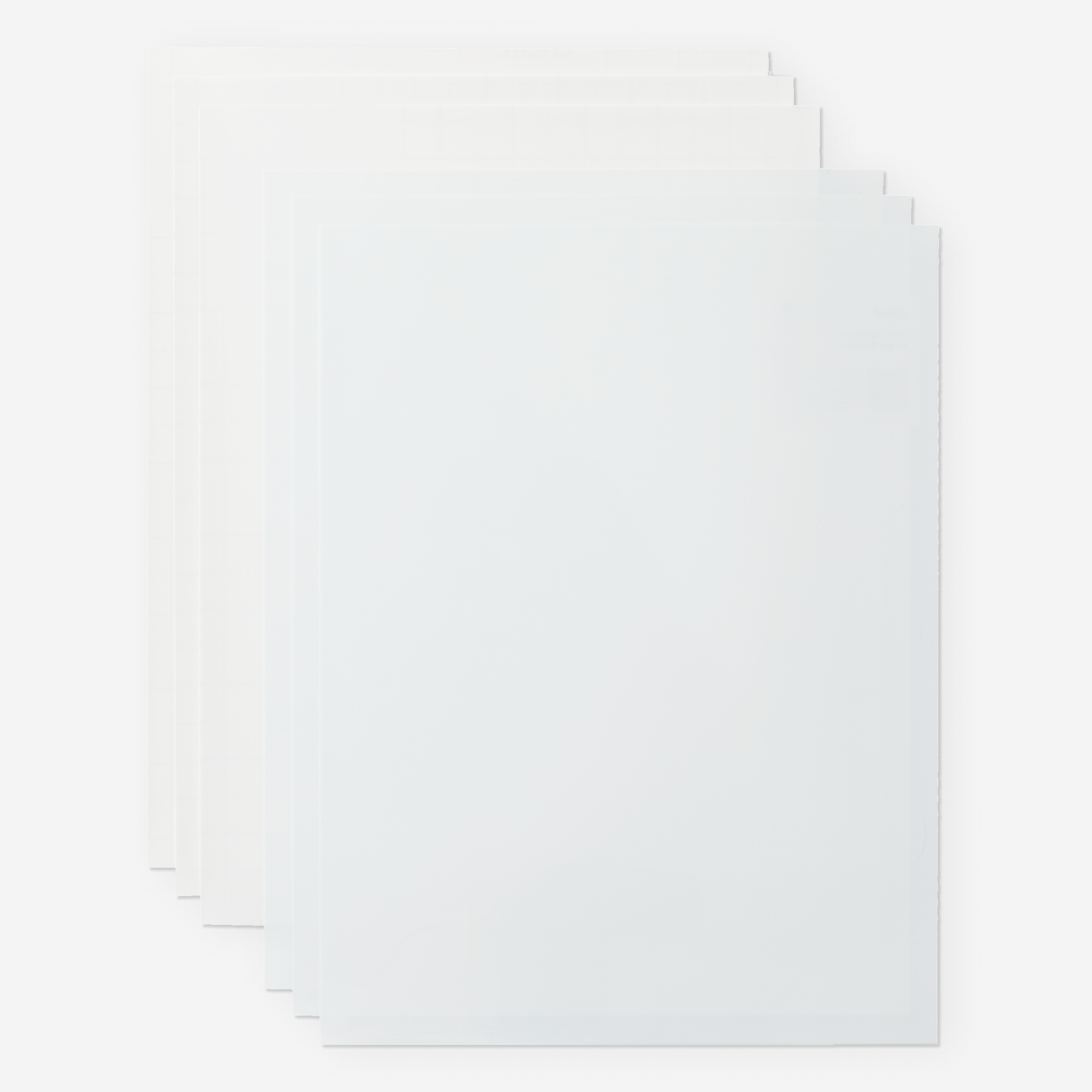 Conjunto de Adesivos Impermeáveis Impressos - Carta US (6 unidades)