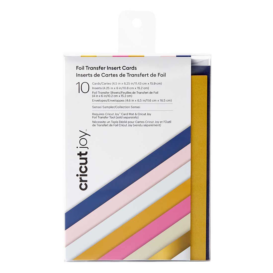 Cartões de Transferência de Foil Cricut Joy™, Amostra Sensei