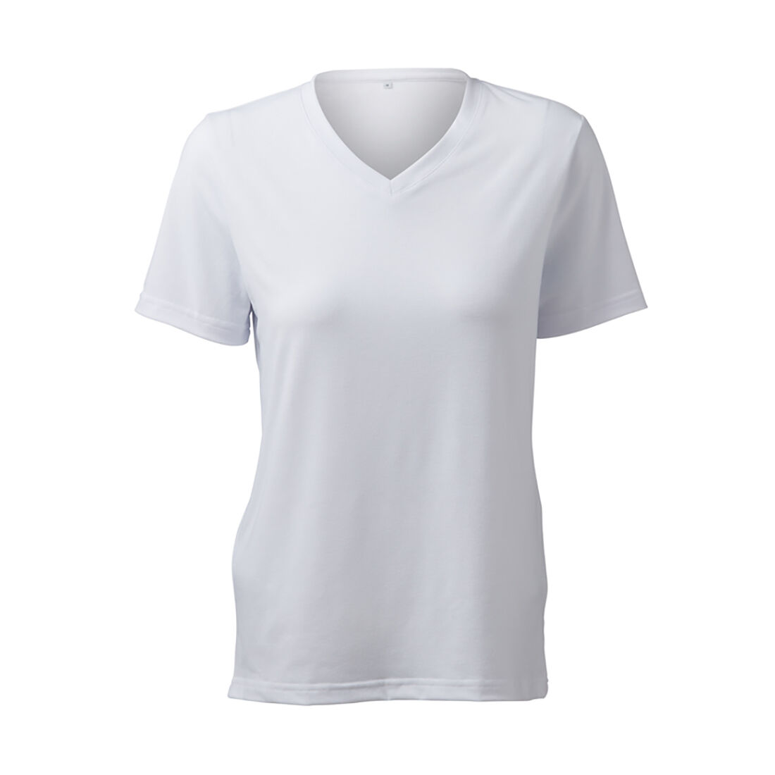 Camiseta Branca Feminina, Gola em V