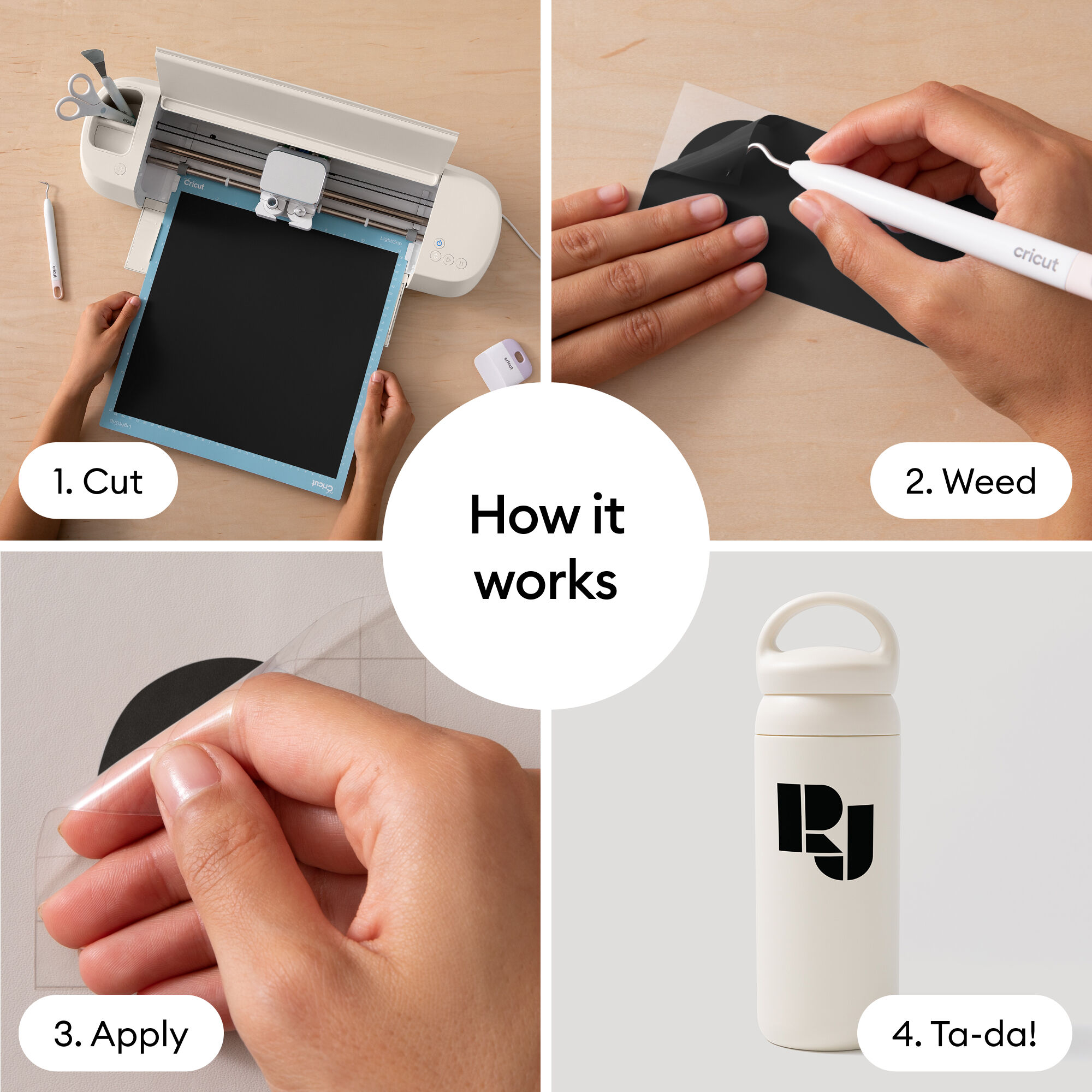 Vinil Matte Cricut® – Permanente (4 pés)