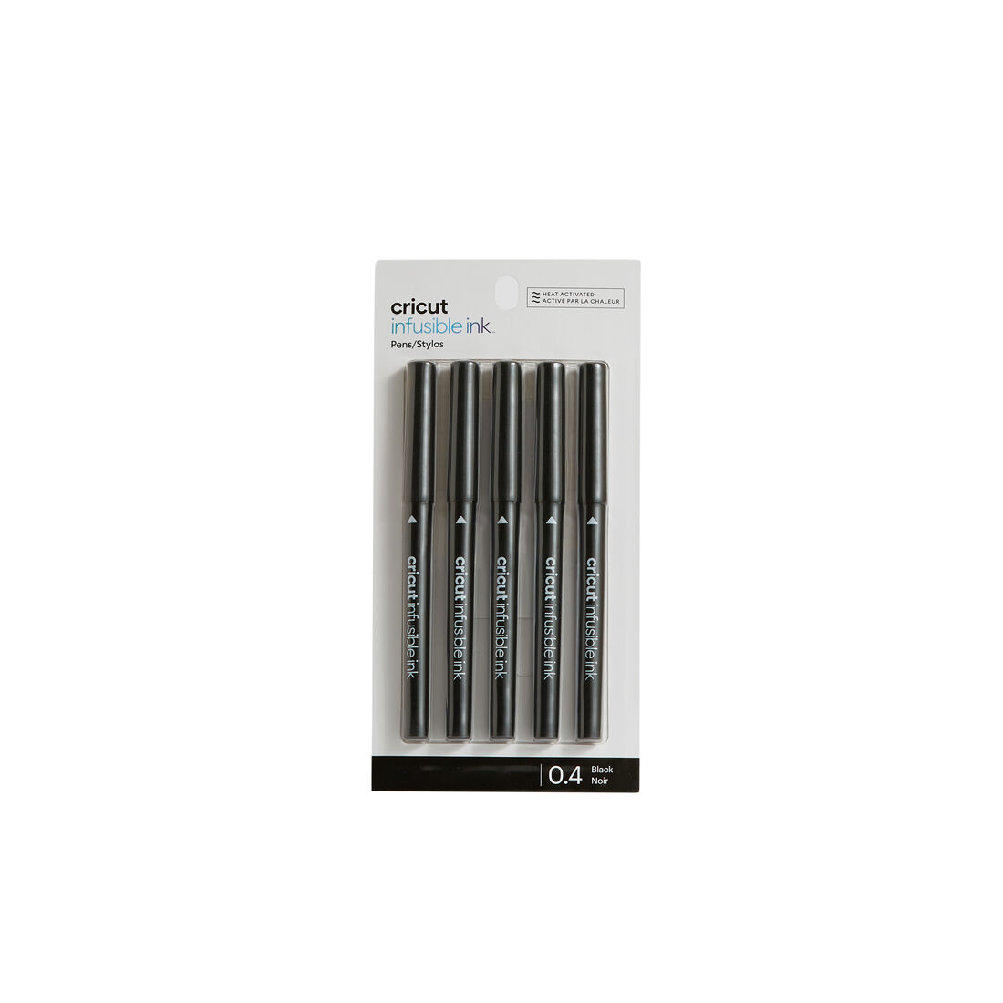 Canetas Infusible Ink™ (0,4 mm), Preto 0,4 (5 unidades)